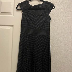 Black knee length dress